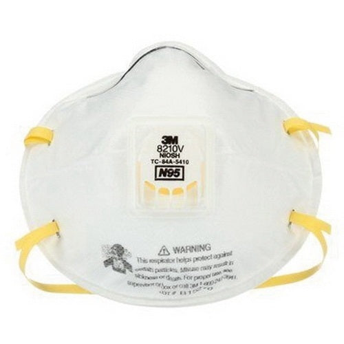 3M 8210V N95 Disposable Respirator with Cool Flow Valve