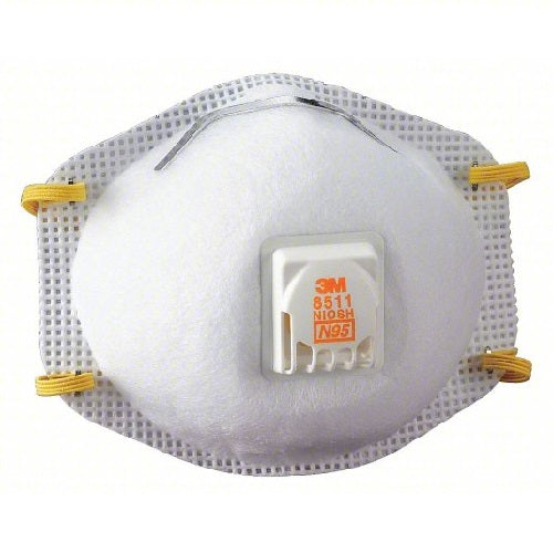 3M 8511 N95 Disposable Respirator with Cool Flow Valve