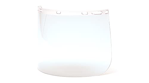 Pyramex S1010 full face shield with hard-coated clear lens and adjustable headgear suspension