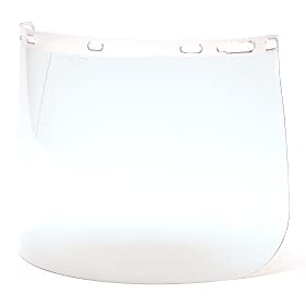 Pyramex S1010 full face shield with hard-coated clear lens and adjustable headgear suspension