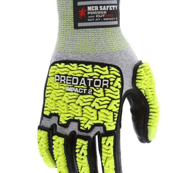 MCR Safety PD6952 Predator Impact Gloves, A7 Cut, Level 2 Impact product photo