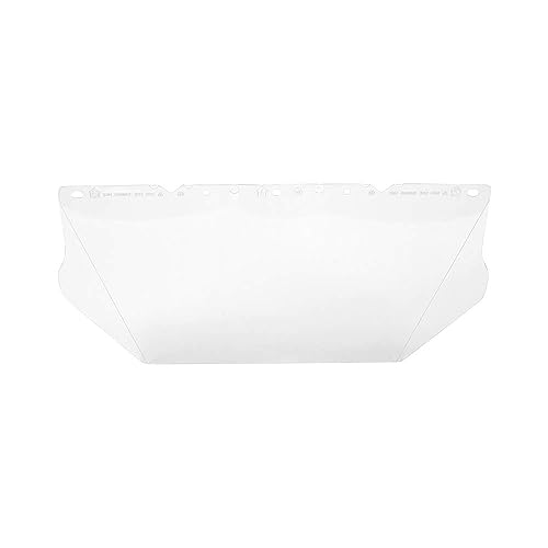 MSA V-Gard 10115840 clear polycarbonate replacement visor window for V-Gard frame and headgear