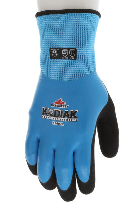 MCR Safety K9697 Kodiak Insulated Sandy Latex Gloves — Cold & Cut product photo
