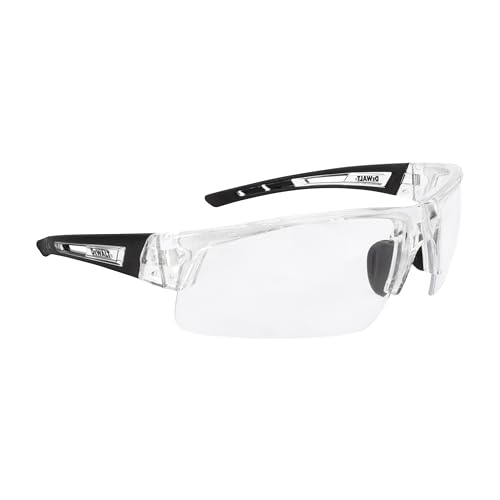 DEWALT Crosscut Safety Glasses — ANSI Z87.1+ Translucent Half-Frame Wrap product photo