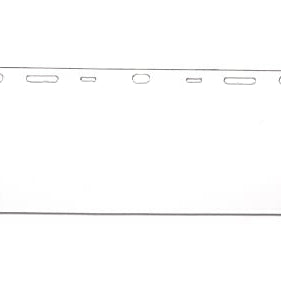 Pyramex S1020HS clear polycarbonate half face shield with adjustable headgear suspension