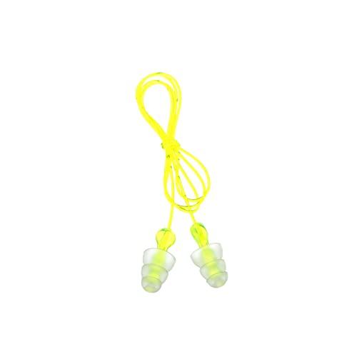 3M P3000 tri-flange reusable earplugs (corded, 100 pairs) product photo