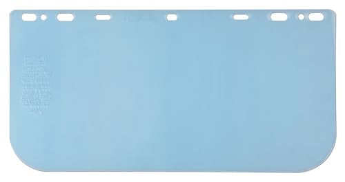 MCR Safety 181640 Clear PETG Faceshield with full-coverage splash window