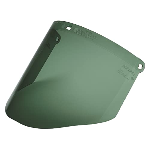 3M WP96C polycarbonate clear faceshield replacement window for the 3M H8A ratchet headgear system