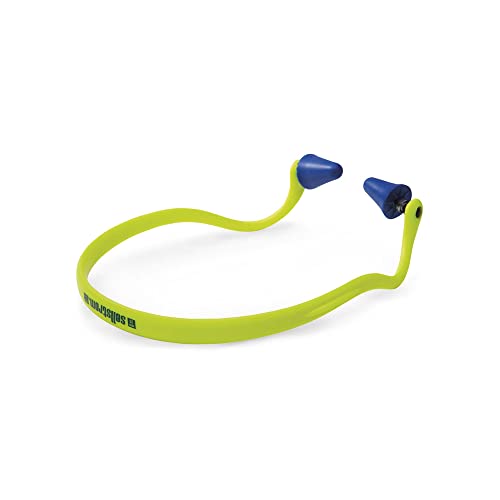 Sellstrom S23430 Reusable Banded Earplugs — Hi-Vis, NRR 25 product photo