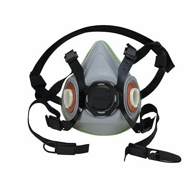 Gerson 9200/9300 reusable TPE half-mask respirator facepiece, front view