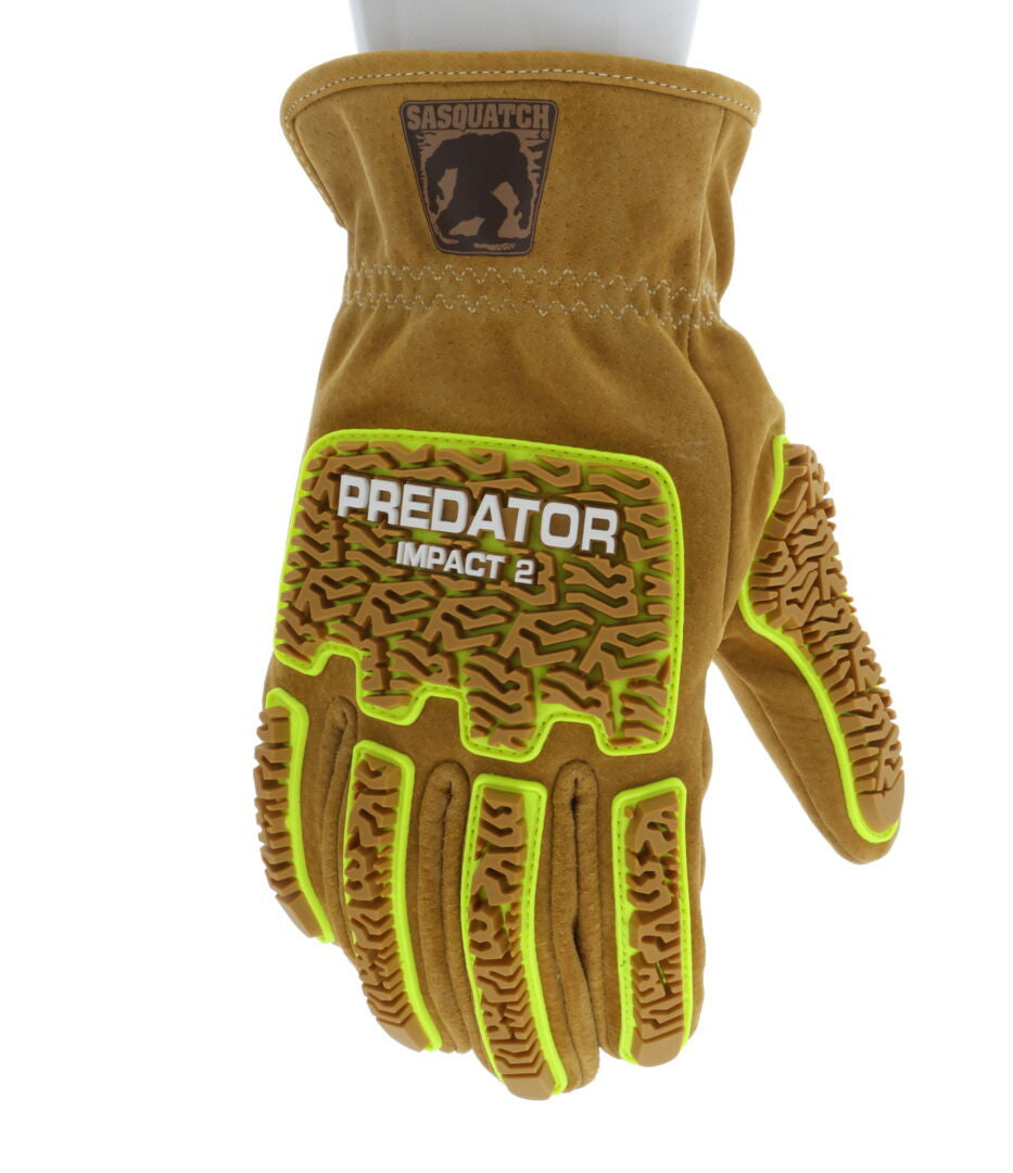 MCR Safety PD3430 Predator Impact Gloves, Sasquatch Leather Driver product photo