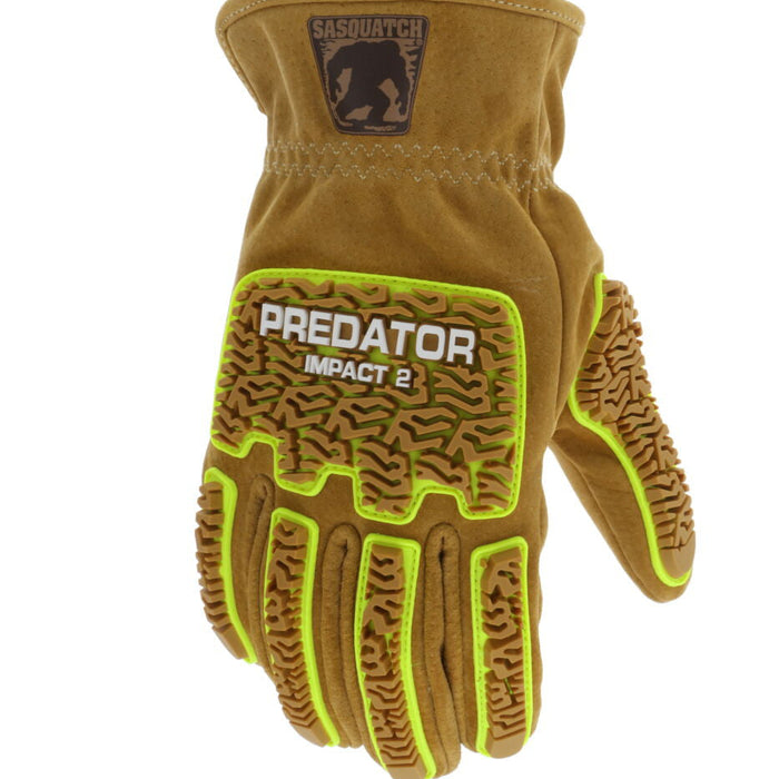 MCR Safety PD3430 Predator Impact Gloves, Sasquatch Leather Driver product photo