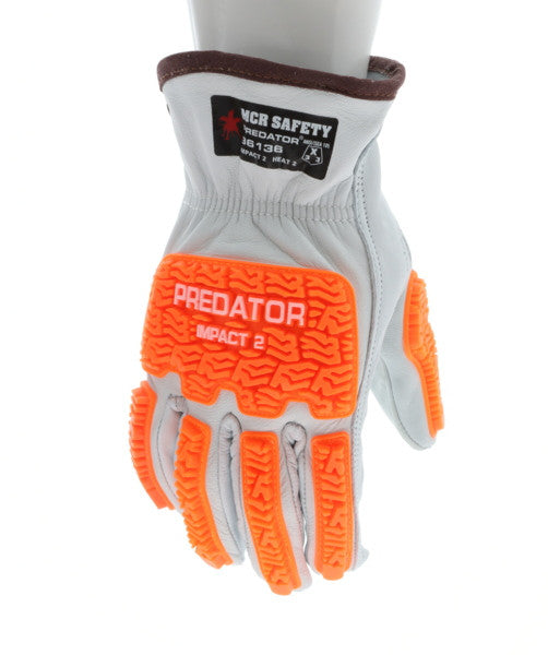 MCR Safety 36136 Goatskin Impact Gloves, Leather Driver (Small) product photo