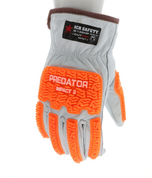 MCR Safety 36136HP CutPro Impact Gloves, Goatskin Driver (Small) product photo