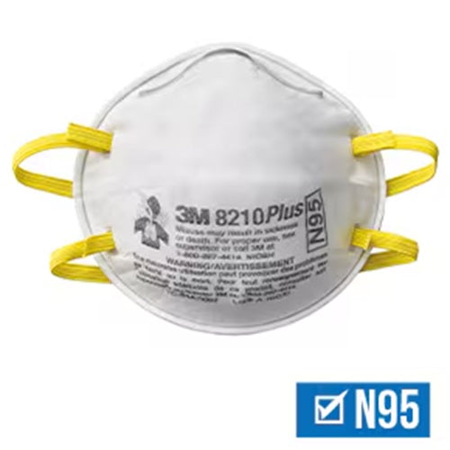 3M 8210Plus N95 disposable respirator