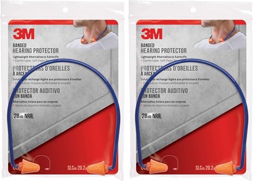 3M Banded Hearing Protector — NRR 30 Semi-Aural Banded Earplugs product photo