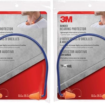 3M Banded Hearing Protector — NRR 30 Semi-Aural Banded Earplugs product photo