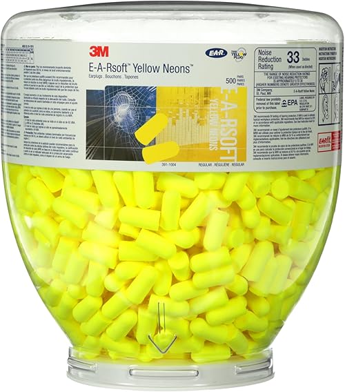 3M E-A-R Express 311-1115 Corded Pod Earplugs — NRR 25 (100 Pairs) product photo