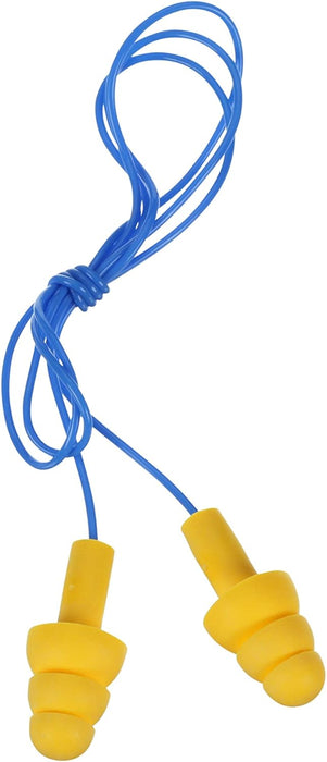 3M E-A-R UltraFit 340-4002 Corded Earplugs - NRR 27 (Reusable Triple-Flange, 50 Pair) product photo