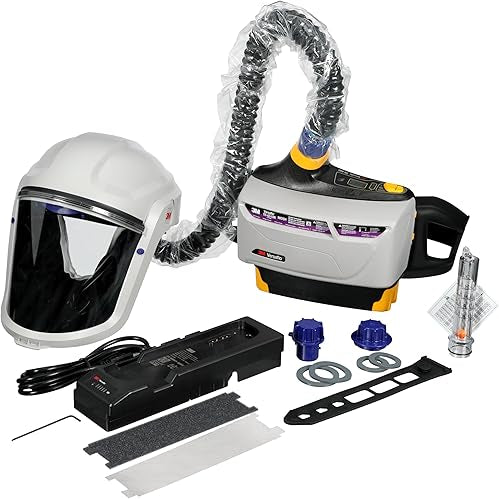 3M Versaflo TR-800-PSK intrinsically safe painters PAPR kit with belt-mounted turbo blower and breathing tube