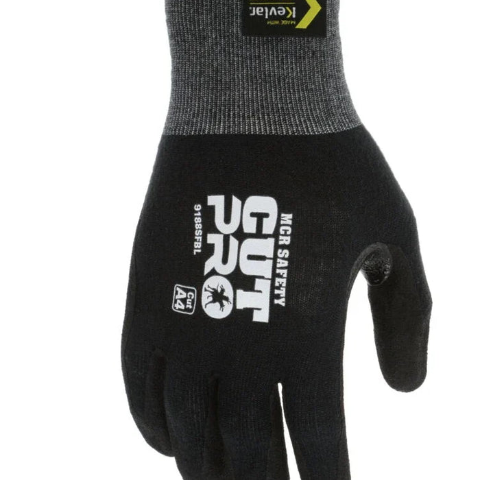 MCR Safety 9188SFB CutPro A4 Kevlar Sandy Nitrile Gloves product photo