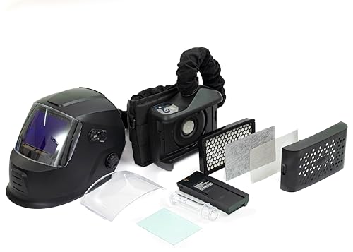 American Alloy AA-AF400-PRO PAPR Welding Helmet, True Color ADF, 5 Arc Sensors product photo