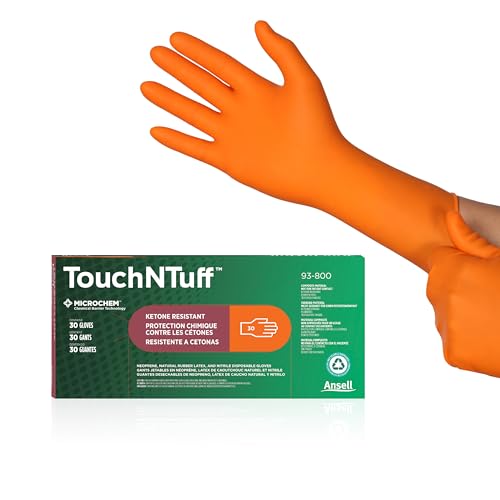 Ansell TouchNTuff 93-800 Chemical Resistant Nitrile Gloves product photo