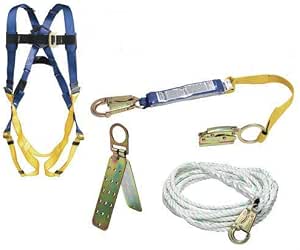 Werner K111201 Fall Protection Kit — 50 ft Roofing Kit, Pass-Thru Harness product photo