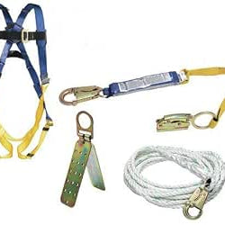 Werner K111201 Fall Protection Kit — 50 ft Roofing Kit, Pass-Thru Harness product photo
