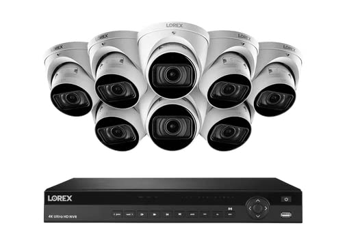 Lorex Nocturnal 4K 16-Channel NVR — 8 Dome Cameras product photo