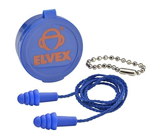 Elvex EP-412 Quattro Corded Earplugs — NRR 27 product photo