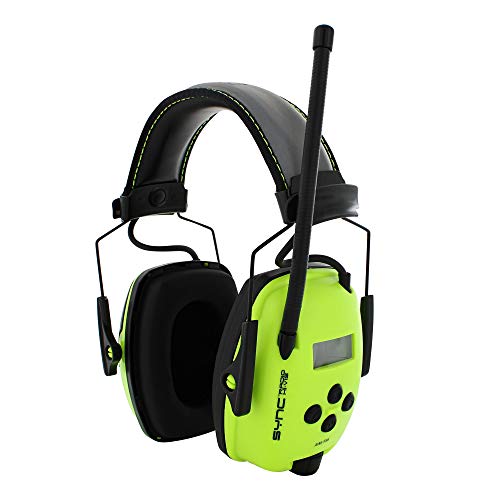 Howard Leight Sync Hi-Vis AM/FM Radio Ear Muffs — NRR 25, 1030390 product photo