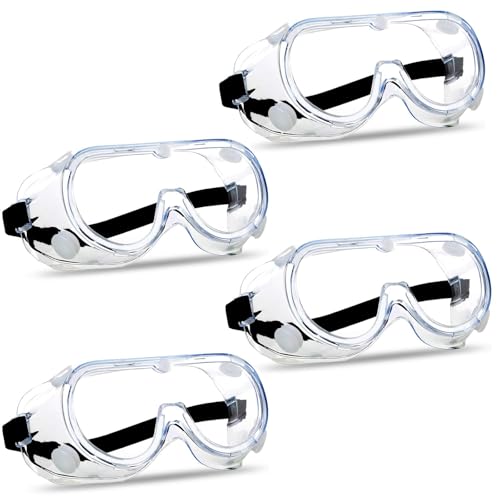 Portwest PW15CLR Vented Clear Safety Goggles — Sealed Wraparound product photo