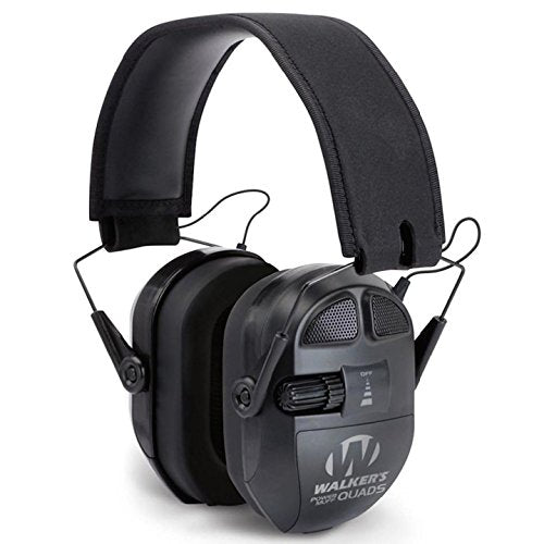 Walkers Ultimate Power Muff Electronic Ear Muffs — Quad Mic, GWP-UPM product photo