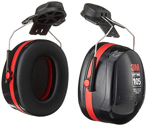 3M Peltor H10P3E Optime 105 Cap-Mount Earmuff — NRR 27 product photo