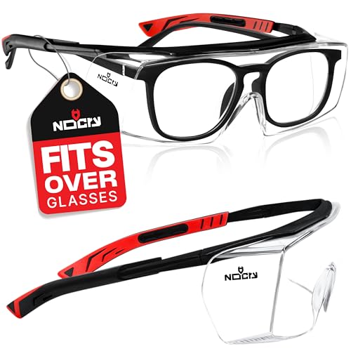 NoCry Over Eyeglasses Safety Glasses — ANSI Z87.1 OTG Fits Over Rx product photo