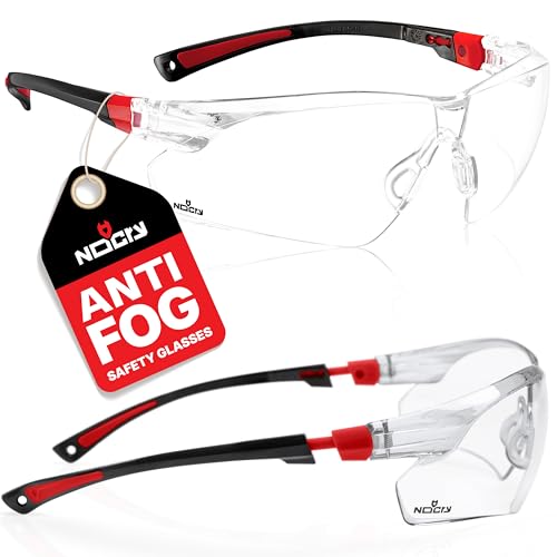 NoCry Clear Safety Glasses — ANSI Z87.1 Lightweight Wraparound product photo