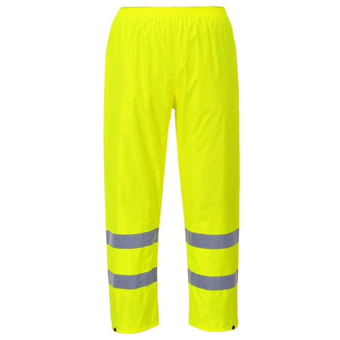 Portwest Hi-Vis Waterproof Trousers — ANSI Class E Rain Over-Pants with Cargo Pockets product photo