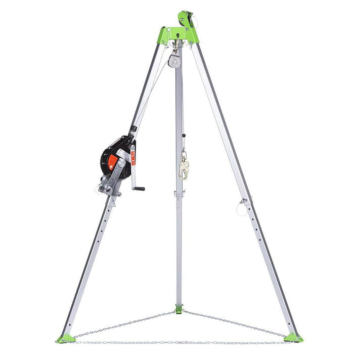 Peakworks Confined Space Rescue Kit — 7 ft Tripod + 3-Way 60 ft Self-Retracting Lifeline (V85024) product photo