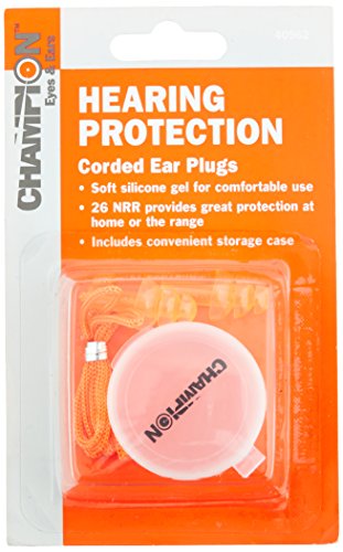 Champion Gel Corded Earplugs — NRR 26 product photo