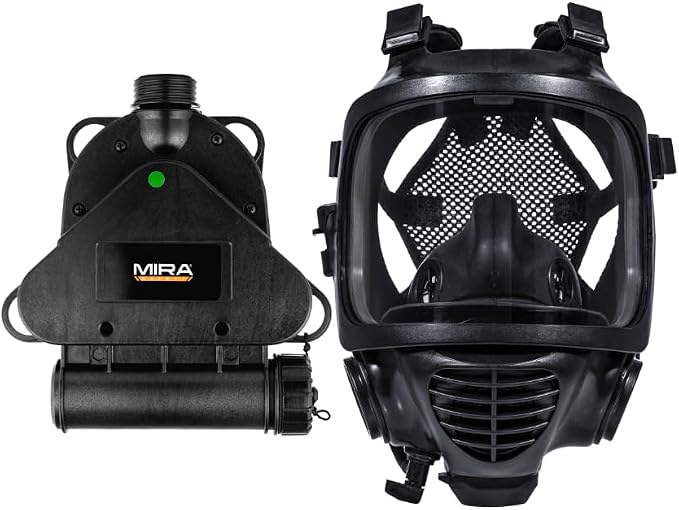 MIRA Safety CM-6M Gas Mask + MB-90 PAPR Bundle product photo