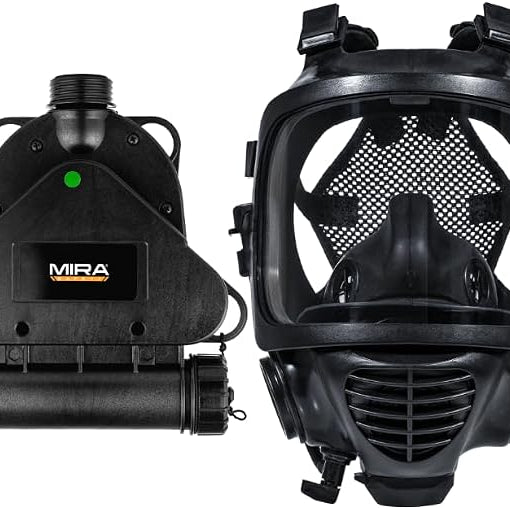 MIRA Safety CM-6M Gas Mask + MB-90 PAPR Bundle product photo