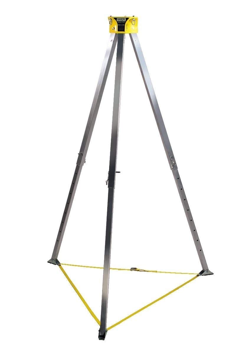 Confined Space Tripod — MSA 10102002 Workman, 8 ft Aluminum product photo