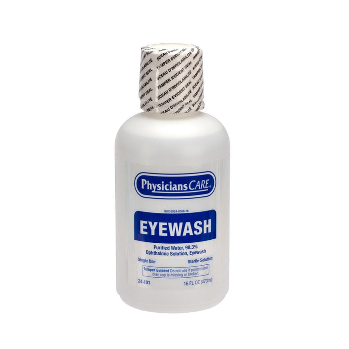 PhysiciansCare Eye Wash Solution — Personal Flush Bottle product photo