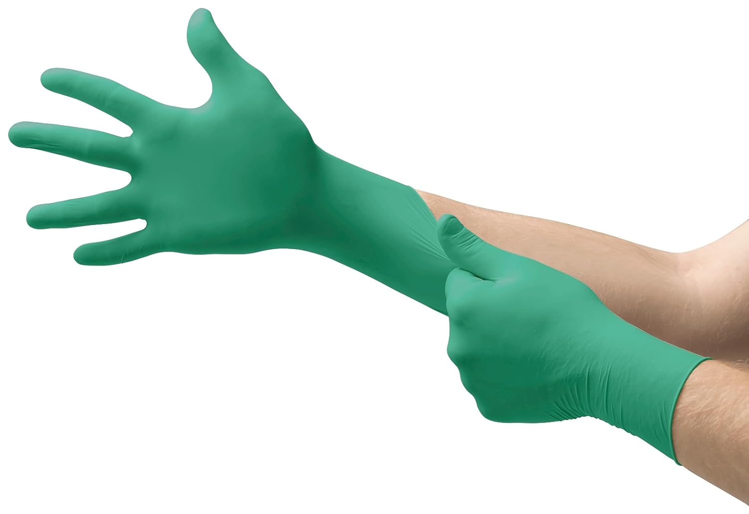 Ansell TouchNTuff 92-600 Nitrile Chemical Splash Gloves — Disposable product photo