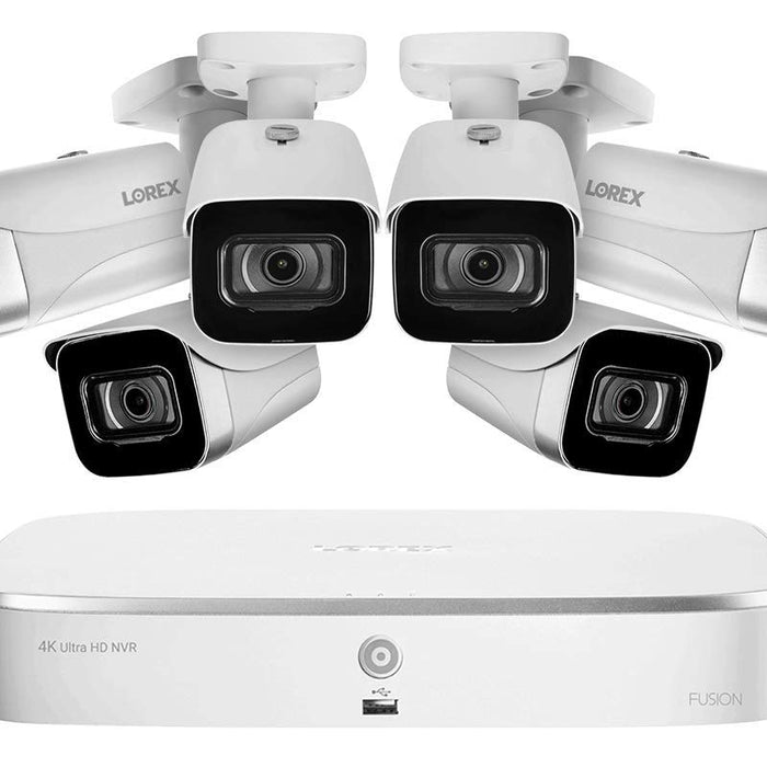 Lorex Fusion 4K 16-Channel NVR — 6 Bullet Cameras product photo