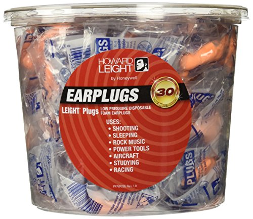 Howard Leight Low Pressure Foam Shooting Earplugs, NRR 30 (Max Lite LPF-1) product photo
