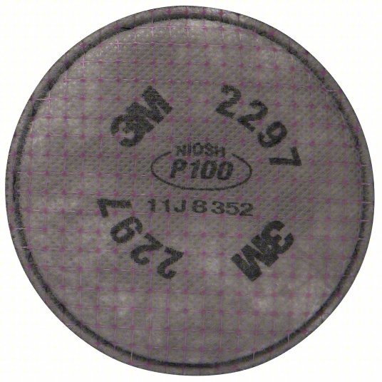 3M 2297 P100 Respirator Filter with Nuisance Organic Vapor product photo