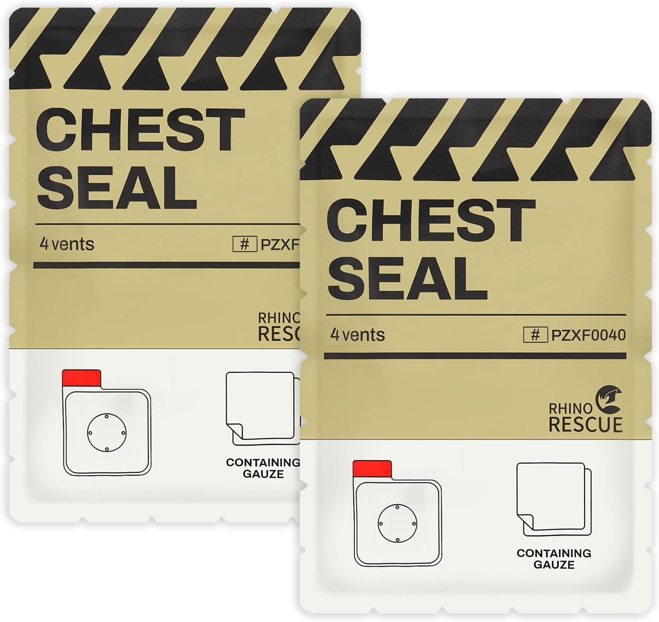 Rhino Rescue Vented Chest Seal — Trauma Response product photo