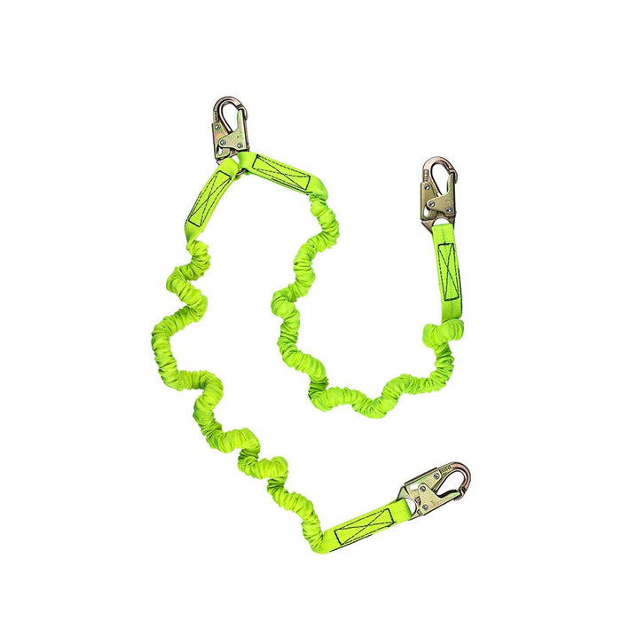 Safewaze FS591 PRO Dual-Leg Low-Profile Shock Absorbing Lanyard — 100% Tie-Off product photo